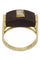 Bague BAGUE MODERNE ÉBÈNE ET DIAMANTS 58 Facettes 051891