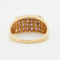 Bague 54 Bague Or jaune Améthystes 58 Facettes REF 9060/14