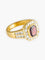 Bague 48 Bague Grenat et Diamants 58 Facettes