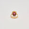 Bague 49 Bague Ancienne Diamants Pierre Rose 58 Facettes