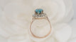 Bague 54 Bague Topaze Bleue & Roses 58 Facettes 32028
