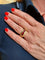 Bague 54 Bague ancienne or jaune, diamants et rubis 58 Facettes 072991