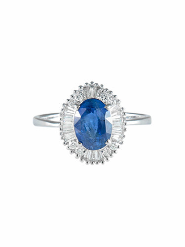 Bague Bague Marguerite Saphir et Diamants 58 Facettes