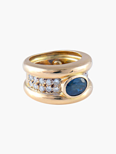 Bague Bague Saphir Diamants 58 Facettes