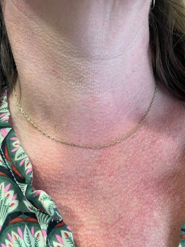 Collier CHAINE MAILLE MARINE 58 Facettes 054261