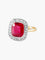 Bague Bague Art Déco 2 Ors Diamants 58 Facettes