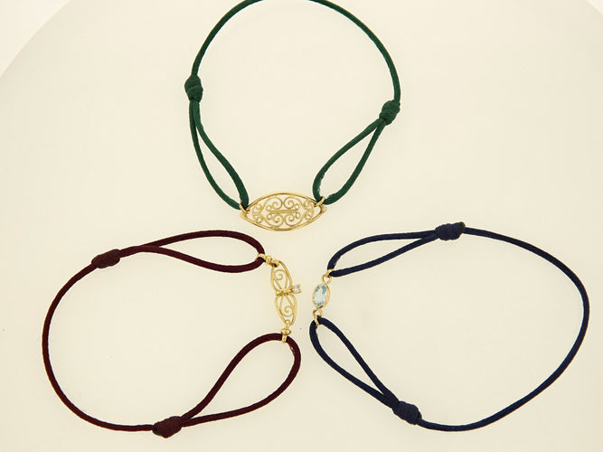 Bracelet Bracelet FIDELIS aigue-marine 58 Facettes