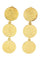 Boucles d'oreilles BOUCLES D'OREILLES CLIPS DOS PESOS 58 Facettes 047421