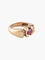 Bague Bague Jonc Or Jaune Rubis Diamants 58 Facettes
