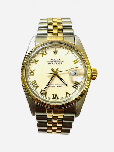 Montre ROLEX. Montre Oyster Perpetual Datejust 58 Facettes