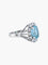 Bague Bague Marguerite Aigue-marine & Diamants 58 Facettes