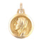 Pendentif Médaille de baptême Vierge auréolée or rose 58 Facettes 17-020