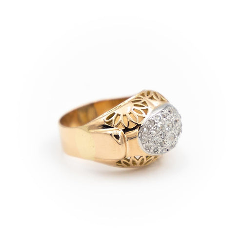 Bague 56 Bague Boule Or rose Diamant 58 Facettes 1969320CN