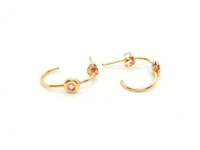 Boucles d'oreilles Boucles d'oreilles Or rose Diamant 58 Facettes 579276RV
