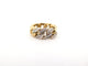 Bague 58 vintage bague POMELLATO gourmette or blanc et jaune 18k et diamants 58 Facettes 253587