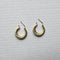 Boucles d'oreilles Boucles d’oreilles créoles torsadées Or jaune 58 Facettes