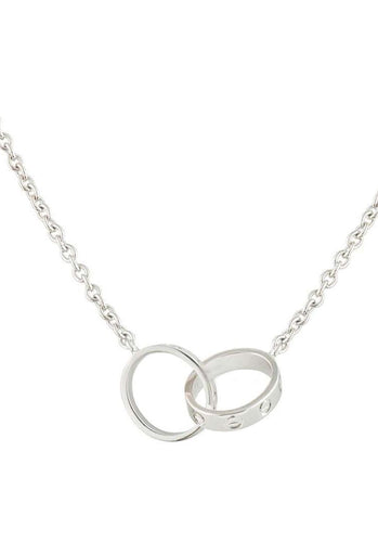 Collier Collier CARTIER Love Baby en Or Blanc 750/1000 58 Facettes 62650-58574