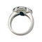 Bague 48 Bague Van Cleef & Arpels modèle "Pure Alhambra" en or blanc, nacre grise. 58 Facettes 31353