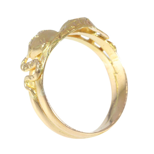 Bague 60 Bague double serpent diamants 58 Facettes 23135-0300