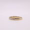 Bague Alliance demi-tour 11 Diamants or jaune 58 Facettes