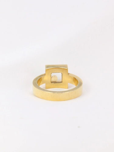 Bague CHOPARD - Bague Happy Diamonds carrée 58 Facettes J1