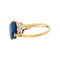 Bague 53 Bague Mauboussin, centrée d'un saphir ovale encadré de diamants. 58 Facettes 31233