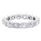 Bague 49 Alliance or blanc et diamants. 58 Facettes 32399