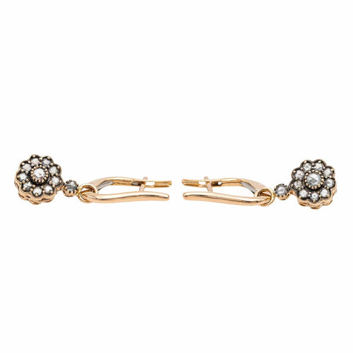 Boucles d'oreilles Boucles d'oreilles Pendantes Or rose Diamant 58 Facettes 2622577CN
