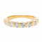 Bague 52 Bague Demi alliance Or jaune Diamant 58 Facettes 2686812CN