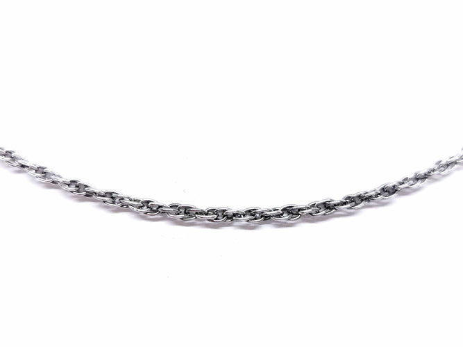 Collier Collier Chaîne Or blanc 58 Facettes 06048CD