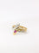 Bague Bague deux serpents diamant rubis 58 Facettes J41