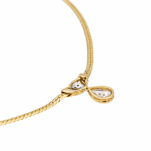 Collier Collier Maille anglaise Or jaune Diamant 58 Facettes 2797380CN