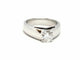 Bague 54 Bague Solitaire Or blanc Diamant 58 Facettes 578738RV