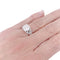 Bague 53 Bague Mauboussin, "Subtil Message", or blanc, diamant coussin. 58 Facettes 32510