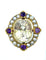 Bague Bague 19ème or saphir jaune, améthystes et perles fines 58 Facettes