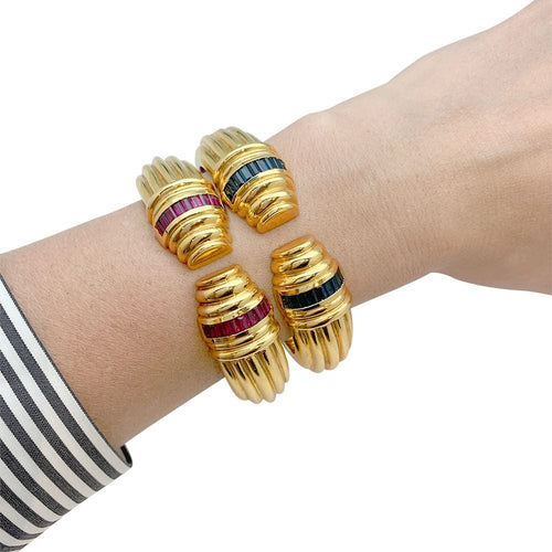 Bracelet Bracelet Vintage or jaune rubis. 58 Facettes 31492
