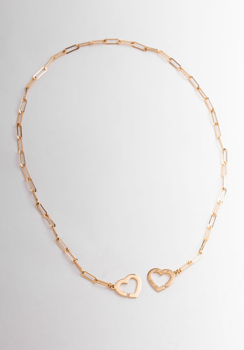 Collier Collier DINH VAN Double Coeurs Or Jaune 750/1000 58 Facettes 63911-60310
