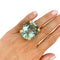 Bague 53 Bague Christian Dior, "Miss Dior", en or jaune, béryl vert et diamants. 58 Facettes 31775