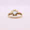 Bague Bague or jaune, aigue-marine 58 Facettes