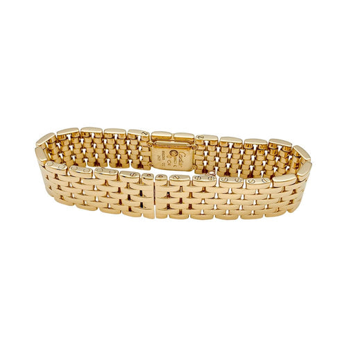 Montre Montre Cartier "Panthère Ruban" en or jaune et diamants. 58 Facettes 31662