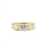 Bague 54 / Jaune / Or 750 Bague Solitaire 0.53 carat G VS2 58 Facettes 180214R