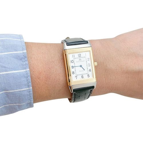 Montre Montre Jaeger Lecoultre, "Reverso", or et acier. 58 Facettes 31349