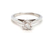 Bague 53 Bague Solitaire Or blanc Diamant 58 Facettes 06343CD