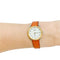 Montre Montre Hermès, "Arceau", plaqué or et acier sur cuir. 58 Facettes 31969
