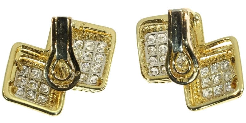 Boucles d'oreilles Boucheron - clips d'oreilles diamants 58 Facettes 16110-0082