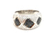 Bague 55 Bague Or blanc Diamant 58 Facettes 757307CN