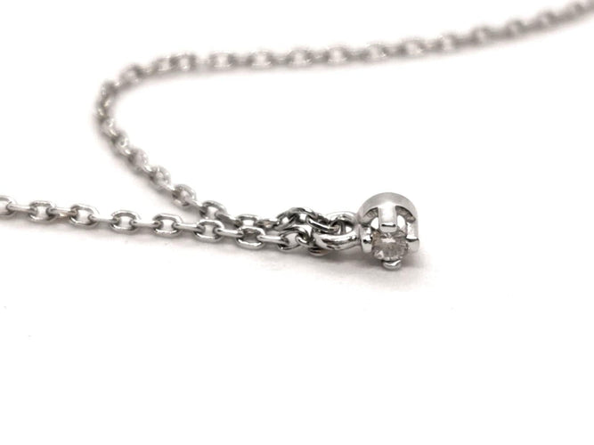 Collier Collier Maille forçat Or blanc Diamant 58 Facettes 1606393CD