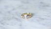 Bague Bague bandeau Art-Déco 3 Ors Diamants 58 Facettes