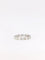 Bague Alliance américaine or blanc 13 diamants taille baguette 58 Facettes 812