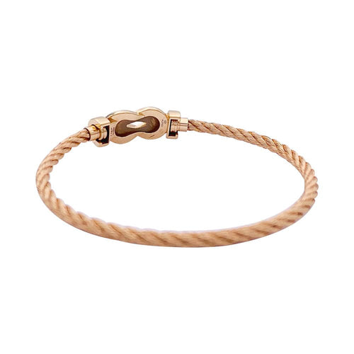 Bracelet Bracelet Fred, "Chance Infinie", or rose, diamants. 58 Facettes 32788